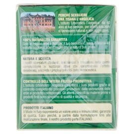 L'Angelica, Tisana Sollievo dello Stomaco, Dall'Azione Lenitiva e Calmante Contro i Bruciori Gastrici, Vegan - Confezione da 18 Filtri