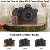 MUZIRI KINOKOO Case for Nikon Z50 II Camera, PU Leather