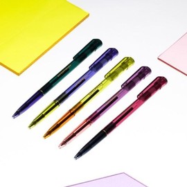 (Hottracks) Life & Pieces Transparent Ballpoint Pen 0.5mm / (핫트랙스)라이프앤피시스 투명볼펜 0.5mm