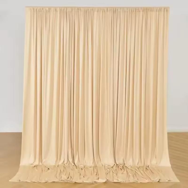 White Ceiling Drapes for Weddings and Parties – Polyester Backdrop