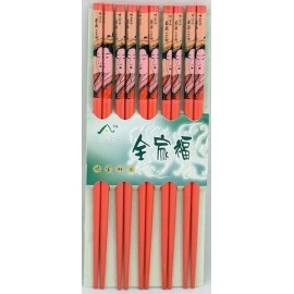 Thy Trading 10 (5 Pairs) Chopsticks w. Japanese Geisha Painting