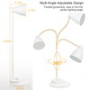 BOHON LED Desk Lamp with USB Charging Port, 3 Color