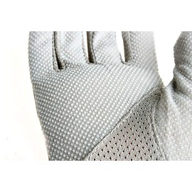 Euyqs Fingerless Gloves, Women's Gloves, Summer, Sunscreen, Smartphone Compatible, Cotton, Driving Gloves, #1 gray
