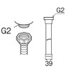 SANEI PH62A-860-1 Sink Drain Hose BL Specifications Screw Type 3.3