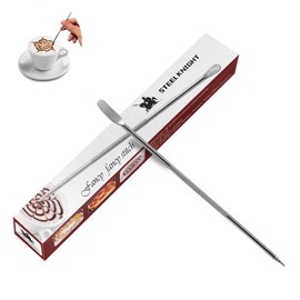 Proxima Direct Stainless Steel Latte Art Pen, Decorating Coffee Art Pen Fancy Cafe Tool for Espresso Coffee Cappuccino