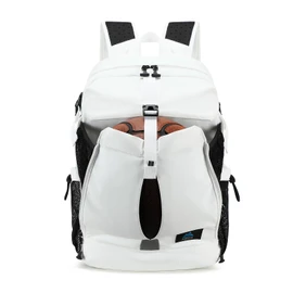 UTIAMIAOGONGO Basketball Backpack with Ball and Shoes Compartment Large Basketball Bag Backpack for Men Women Fit Volleyball, Soccer, Football, Sports Training Equipment Bags, White