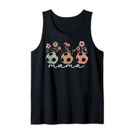 Soccer Mama Mom, Floral Wildflower Spring Retro For Women Tank Top
