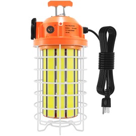 NS 150W LED Temporary Jobsite Work Light, 29,250LM 5000K Daylight White, Portable Waterproof Hanging Construction Lighting with 16ft Cord for Outdoor Workshop, Warehouse, Jobsite