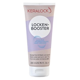 Keralock Curl And Perm Booster 200ml – Curl Enhancer with Elastin & Jojoba Oil, Anti-Frizz, Memory Effect for Long-Lasting Defined Curls, Suitable for Permed Hair
