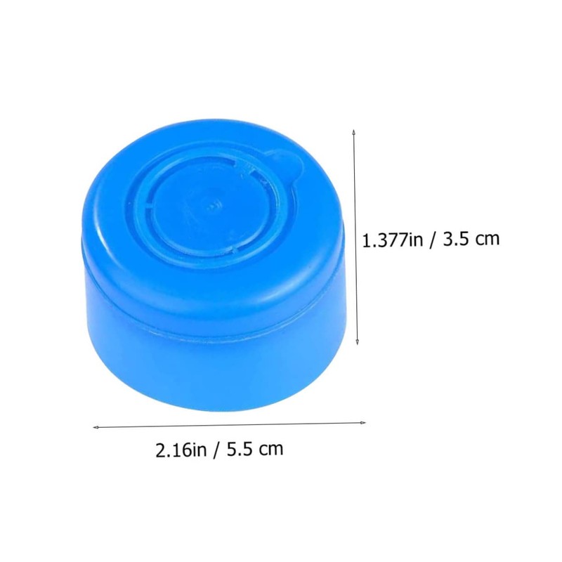 TEHAUX 35Pcs Splash Water Jug Sealing Caps Blue Spill Covers