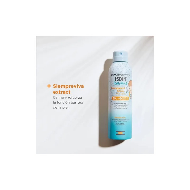 Bloqueador Solar Isdin Wetskin Pediatrics Spf50 Transparente