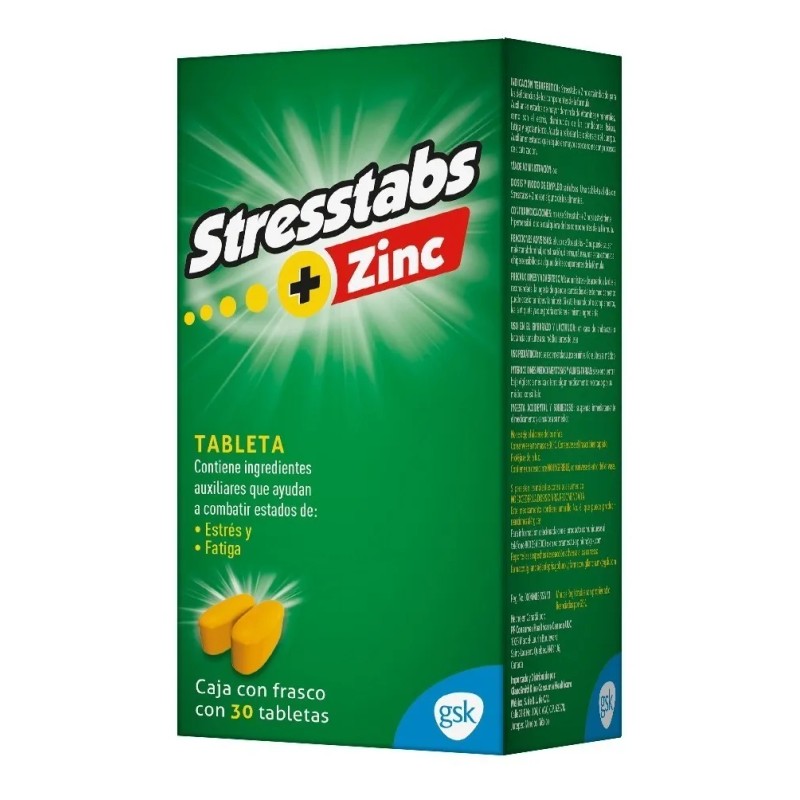 Multivitamínico Stresstabs Zinc Tabletas