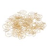100 Pcs Paper Clip Gold Cute Lemon Shaped Bookmark Clips