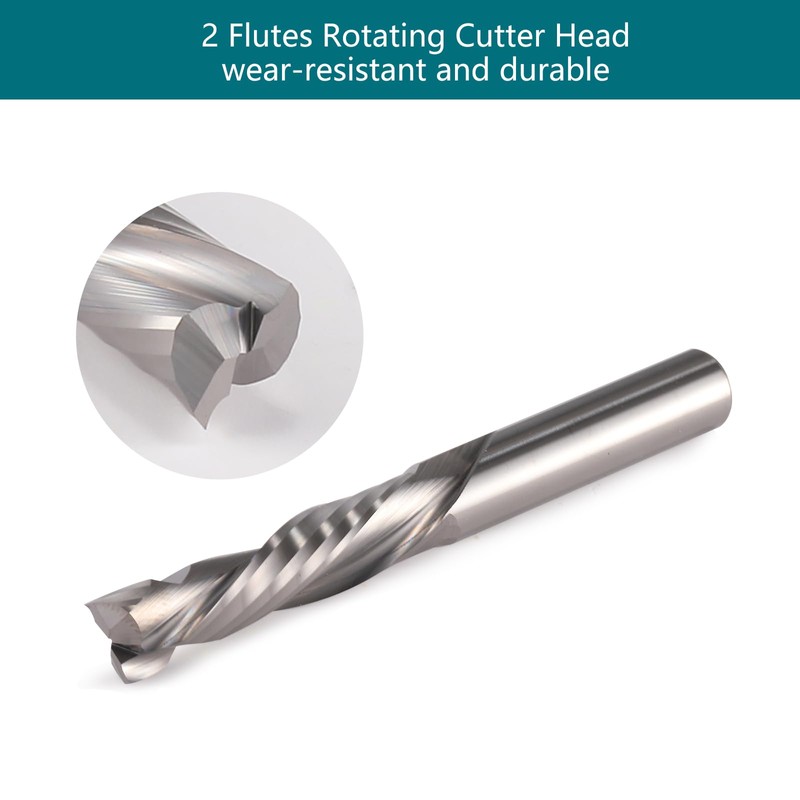 8 mm Shank Compression CNC Milling Cutter End Mill 2