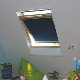 Original VELUX Blackout Roller Blind DKL Y21 1025S / Control Type: Manual / Colour: Plain White / Window Size: Y21 / Window Types: VU, VL, VKU
