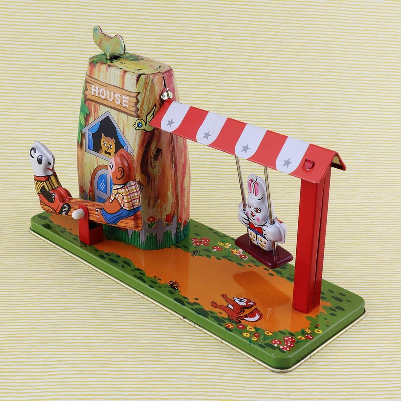 Superfreak Tin Animal Playland Tin Toy