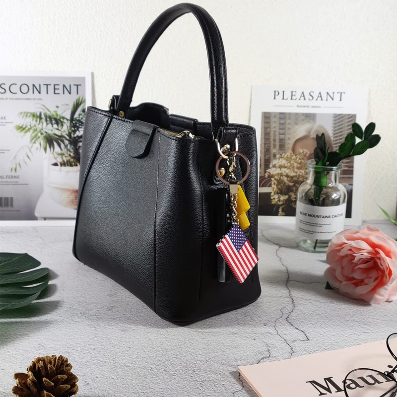 QQSD Maryland Flag Keychain Key Ring, 2 Pack