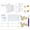 QWALIT Ear Piercing Kit Gold Ear Piercing Gun Kit Self