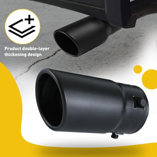 oxilam-advanced Car Exhaust Pipe Muffler Tip Rear Tail Throat Stainless