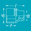 HAZET Hex Socket 900-34| 12.5mm Square Drive, 34mm Flat Width,