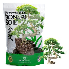 Bonsai Soil Mix Ready to use Bonsai Tree kit Bonsai Lotus Seeds for Planting in Water Bonsai pots Bonsai Wire Bonsai Tree pots akadama Soil 2 oz Bag of Fertilizer Pellets Inside 2.4 Qts