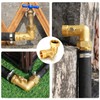 SIGURANTA Garden Hose Angle Valve 90 Degree Brass Extender Solid