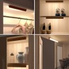 2pcs Under Cabinet Lights Wireless，Motion Sensor Closet Lights，Wooden Wireless USB