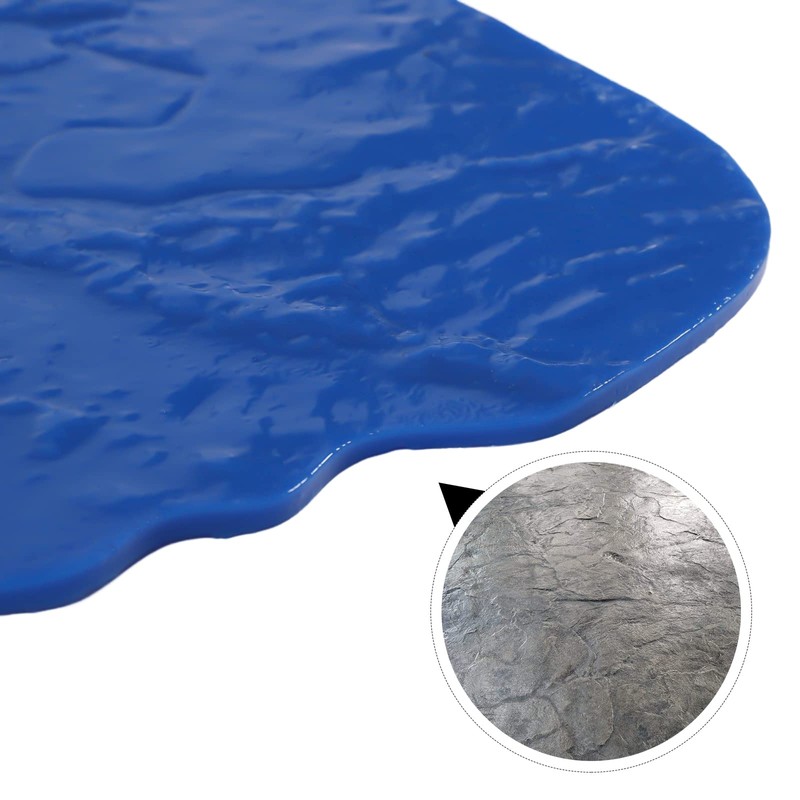 18x18in Concrete Stamps Mat Blue Concrete Seamless Cement Stamping Tools