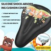 IFUDE Soft children's bicycle saddle with gel seat cushion, stable