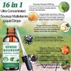 Soursop Graviola Liquid Drops, Organic Soursop Leave Extract w/Sea Moss,