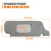 GoaMotors 2PCS for Ford Mustang 1994-2004 Leather Sun Visor Cover