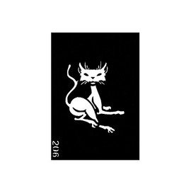 Pochoir pour le Corps format 3'' X 4'' #206 Chat