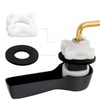 Hibbent 2 Pack Universal Metal Side Mount Toilet Handle Replacement