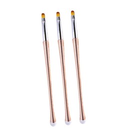 MERRYHAPY Nail Art Brush Pen Set Aluminum Alloy Material Round Semi-Circle Brush Easy to Use for DIY Manicure