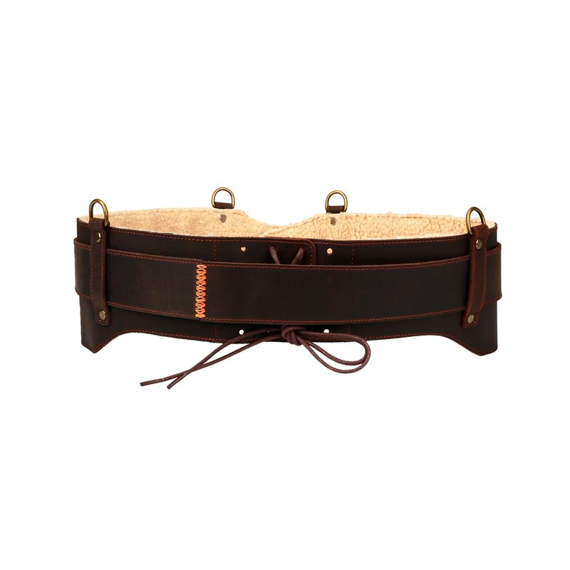 Tourbon Leather Logging Belt Kit Faux Fleece Padded Tool Belts
