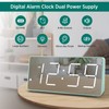 Peakeep Digital Clock, Alarm Clock Battery Backup Powered for Bedrooms