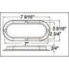 Sealed Waterproof 10 LED Surface / Flange Mount Trailer Lights,