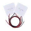 DUTTY 2pcs TEC1-12706 Semiconductor Refrigeration Tablets TEC1-12706 12V 6A Heatsink