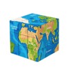 3x3x3 World Map Design Speed Cube Geography Puzzle,Educational Brain Teaser