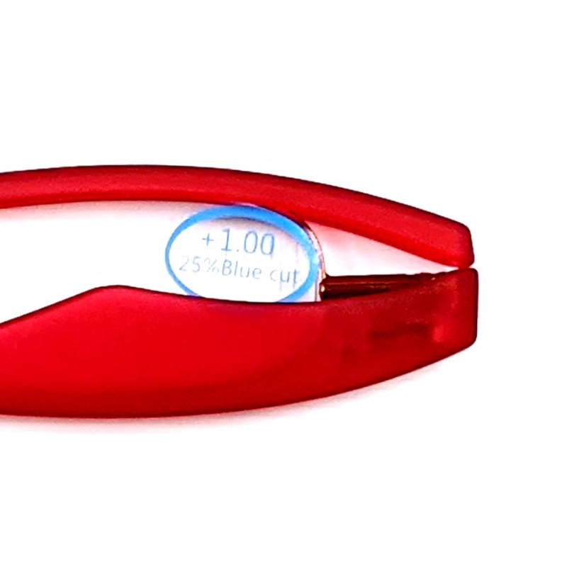 PodReader Smart ポッドリーダースマート ブルーライトカット ケース付 リーディンググラス 折りたたみ 携帯 軽量 (+1.0,