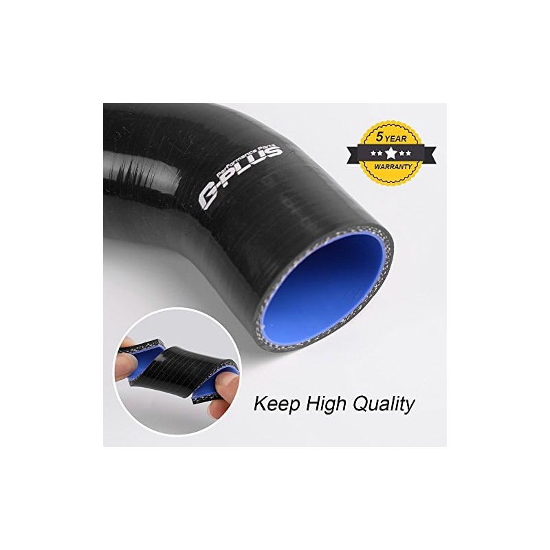 G-PLUS Silicone Radiator Coolant Hose Kit Clamps Compatible with HONDA