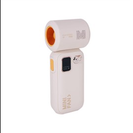 Mivoxcay Portable Handheld Fan, Mini Turbo Fan with 100-Speed Levels, 8H Max Cooling, USB Powered & Rechargeable Battery, Smart LED Display, Pocket-Sized Design for Travel (Pink)