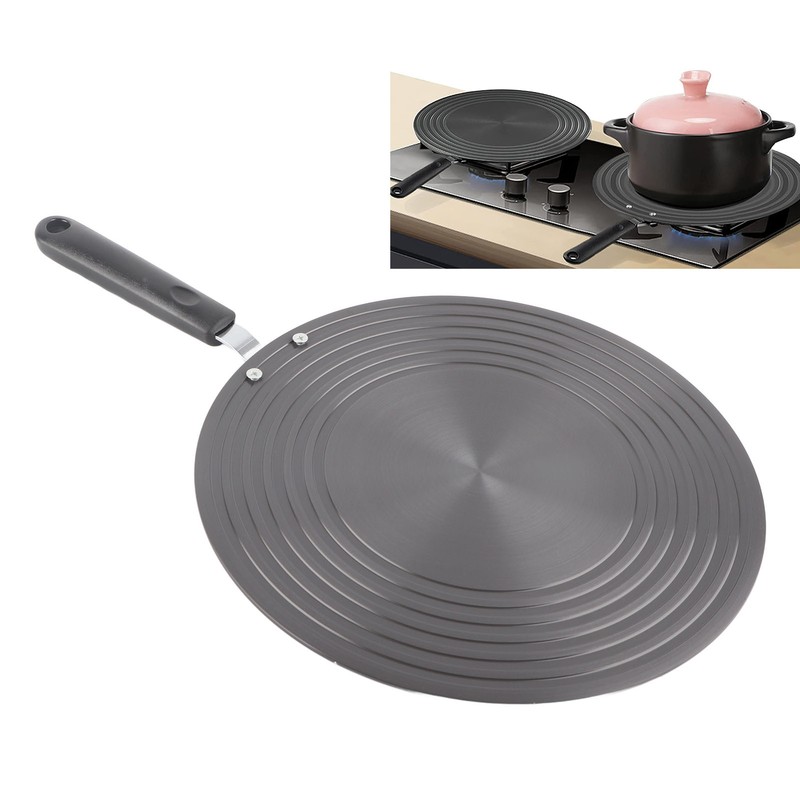 Cooking Heat Conduction Plate with Handle 6mm Aluminum Alloy Heat