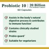 Probiotics by Nature's Bounty, Ultra Strength Probiotic 10, Immune Health