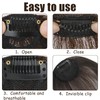 Set of 2 Clip-in Fringe, Hairpiece for Clip-on, Clip in
