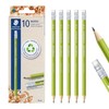 STAEDTLER WOPEX Pre-Sharpened #2 Pencils, Pack of 10 - Ergonomic