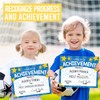 25 Blue Preschool Diploma Kindergarten Certificates for Kids - Kindergarten