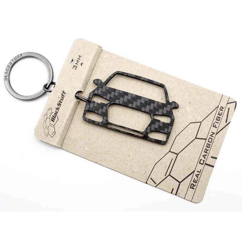BlackStuff Carbon Fibre Keyring Compatible with A4 S4 RS4 B9