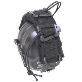 TITUS 2-Series Premium Low Profile Earmuffs, ANSI Rated, High NRR Noise Reduction, Tactical Modular Webbed Headband PPE