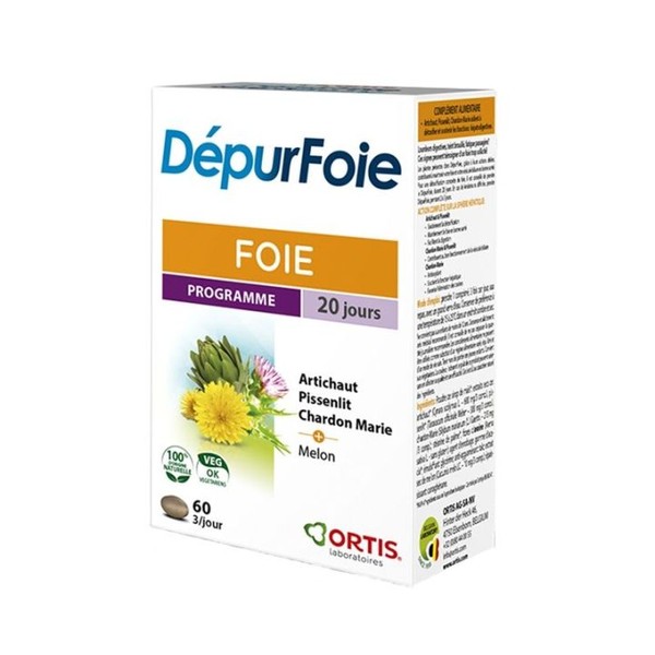 ORTIS DépurFoie 60 comprimés detox foie
